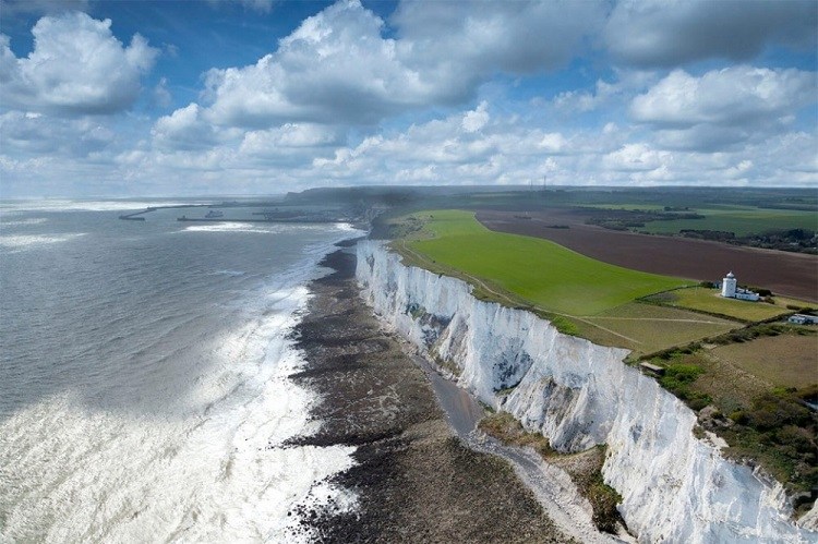 Dover White Cliffs, England